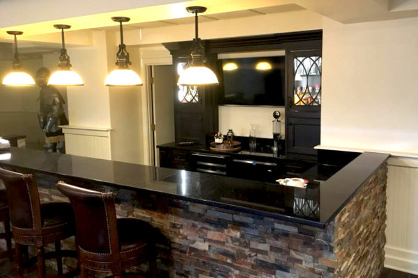 Granite Bar Top Installation