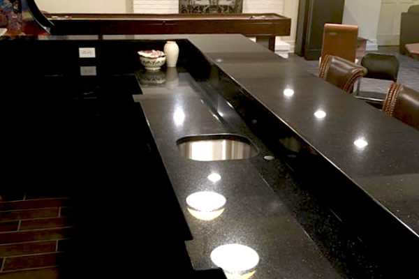 Granite Bar Top Installation